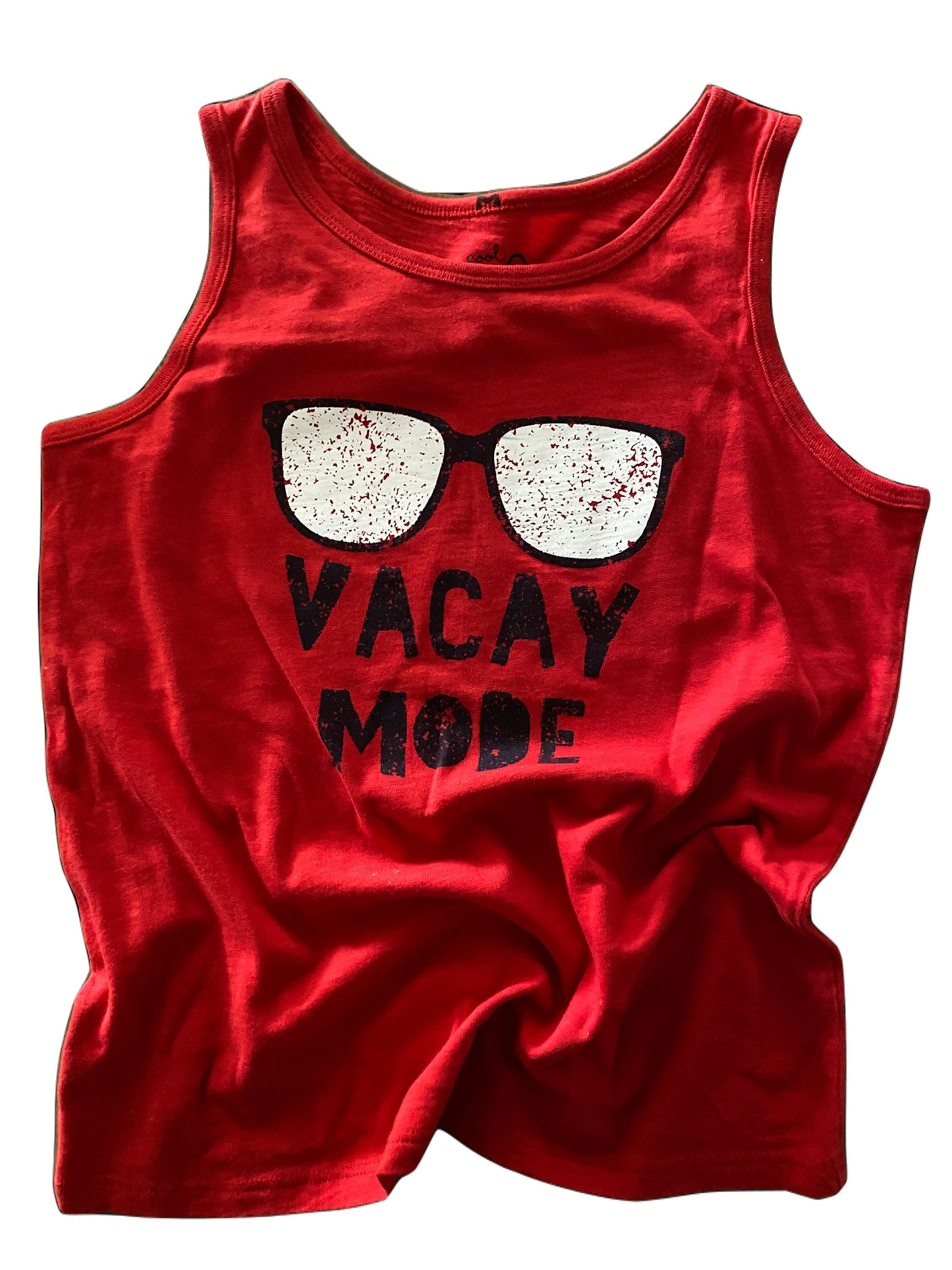 Red Vacay Mode Vest